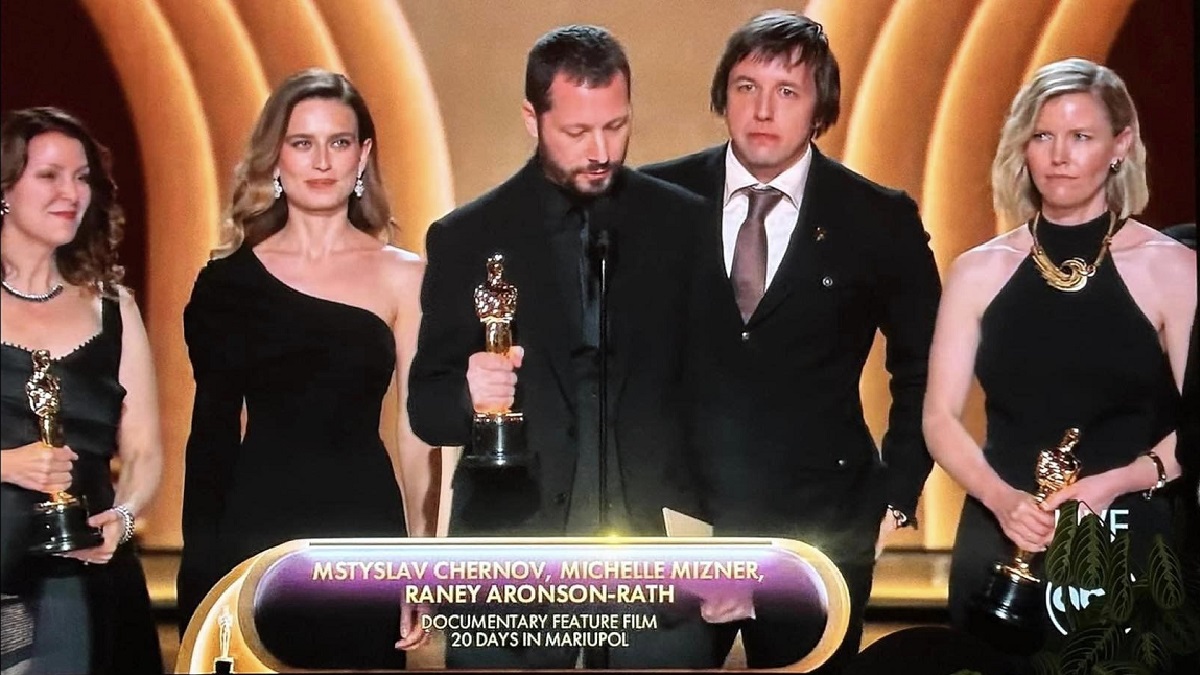 “20 днів у Маріуполі” отримав премію “Оскар” як найкращий повнометражний документальний фільм