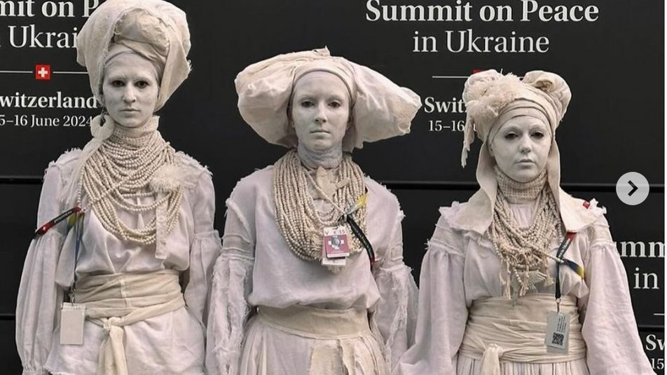 Акторки театру Франка презентували фрагмент вистави “Конотопська відьма” на Саміті миру у Швейцарії