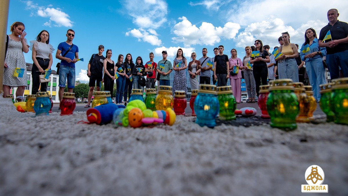 У Кам’янському відбулася соціальна акція на честь загиблих дітей України