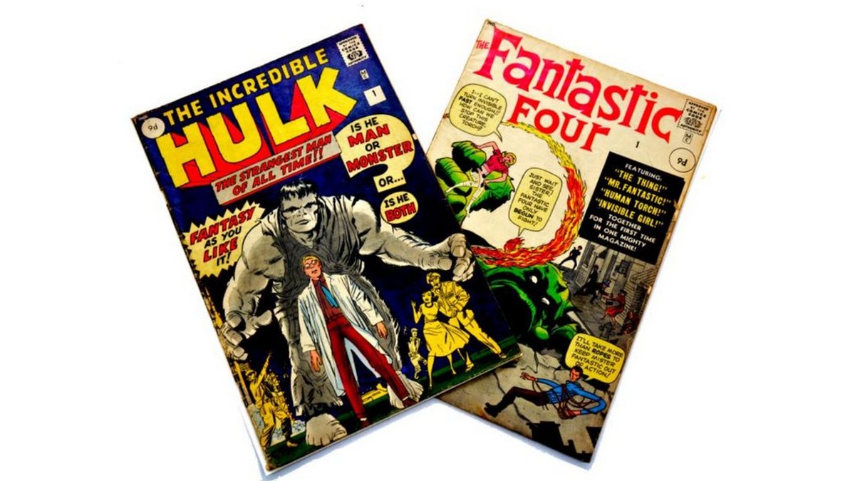 Перші британські випуски коміксів “Неймовірний Галк” та “Фантастична четвірка” продали на аукціоні за 12 тисяч фунтів