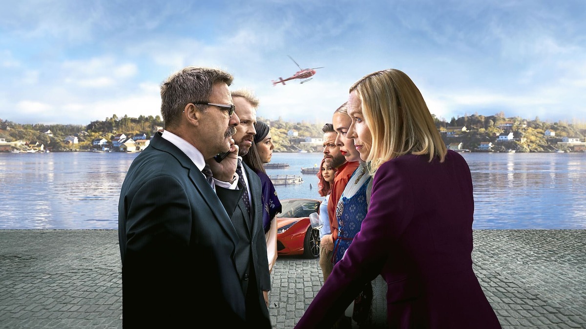 У вересні Netflix покаже сатиричну драму “Острів мільярдерів” про жорстоке протистояння двох у лососевій індустрії (відео)