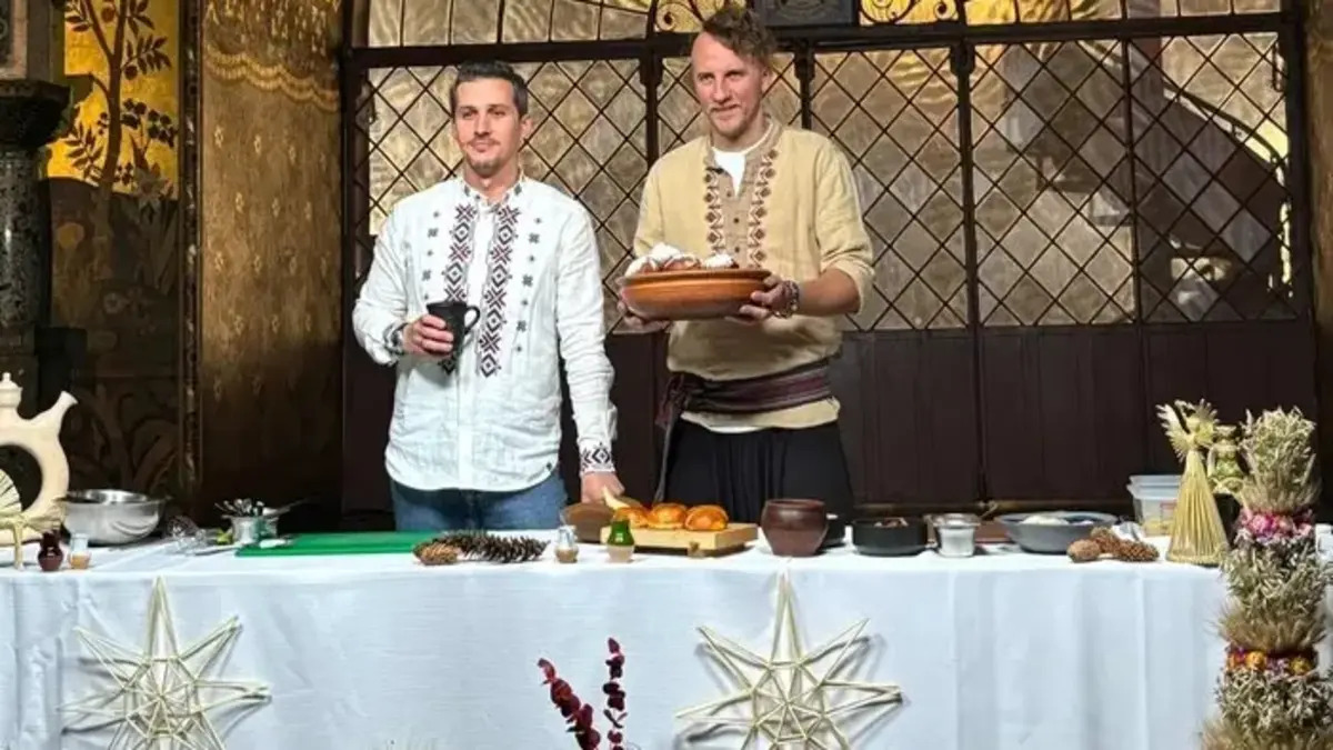 Євген Клопотенко відтворив українські різдвяні страви у Трапезному храмі Лаври