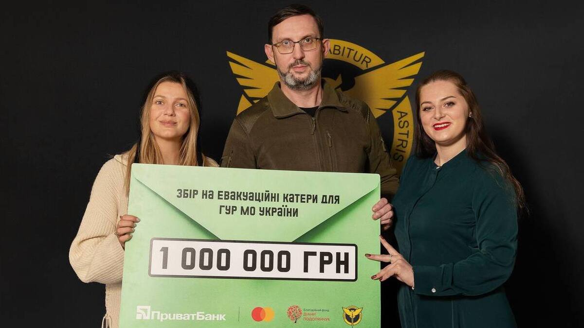 KOLA зібрала мільйон гривень на катери для українських розвідників