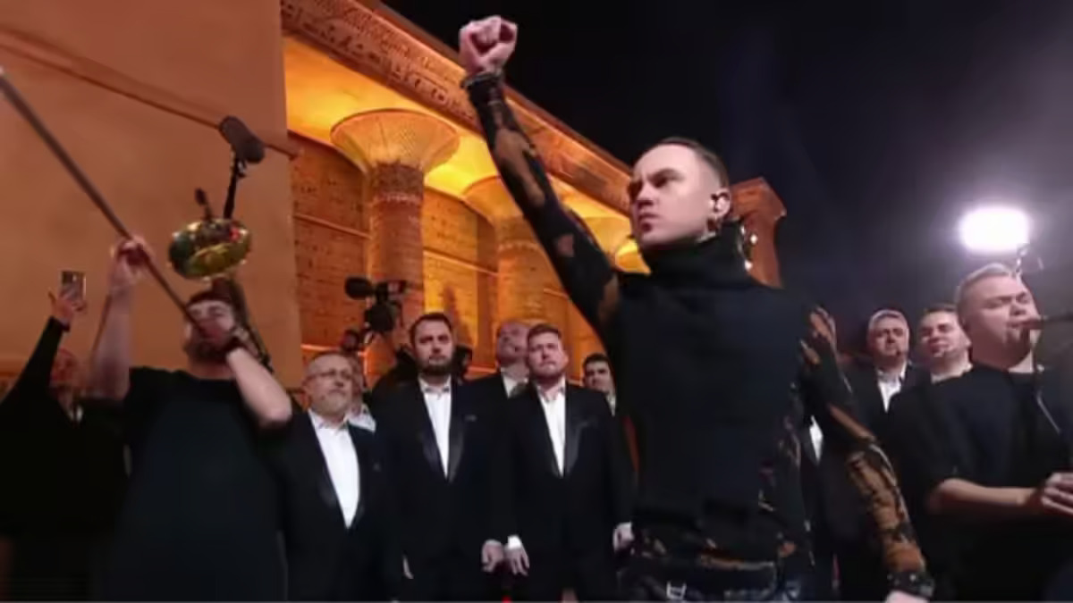 Артем Пивоваров підтримав Усика виступом на тренуванні в Ер-Ріяді