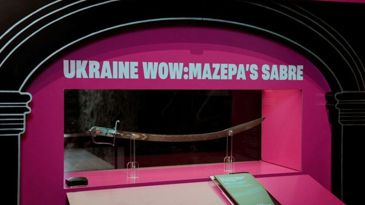 Впервые саблю Ивана Мазепы демонстрируют в старейшем музее мира