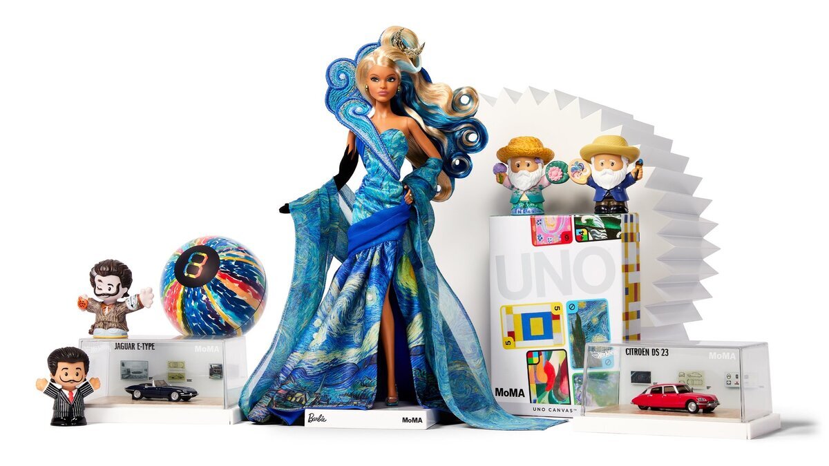 Barbie у сукні Ван Гога: MoMA та Mattel створили спільну артколекцію