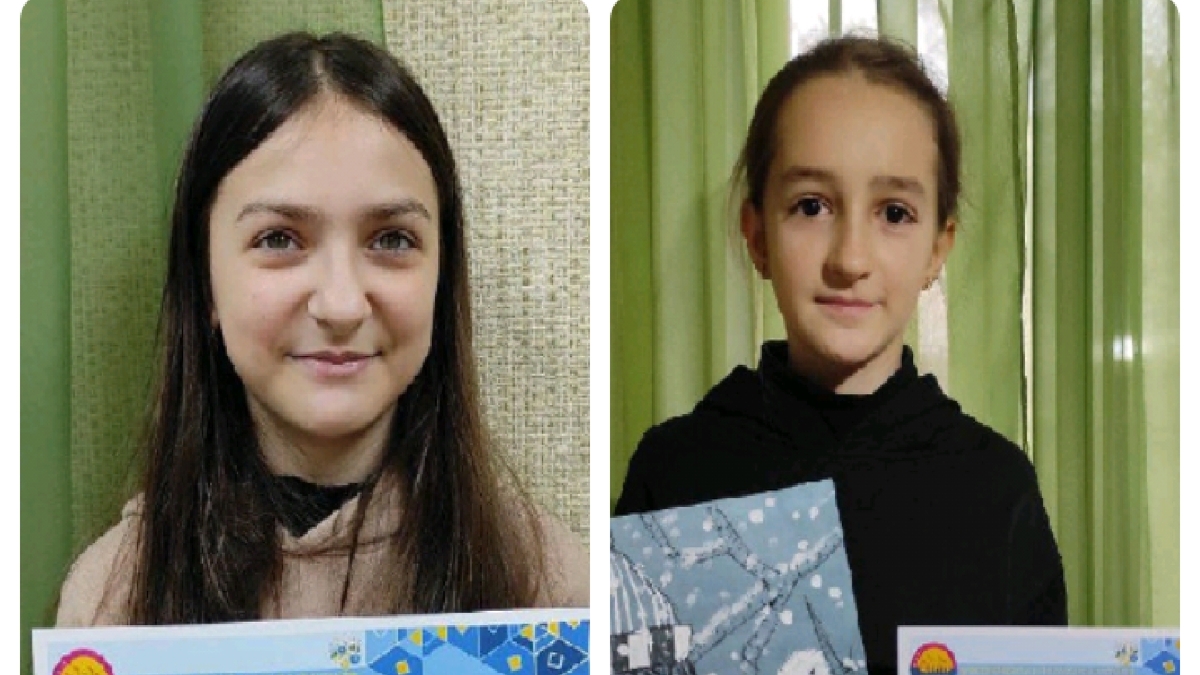 Зимові барви перемоги юних художниць Кам’янського