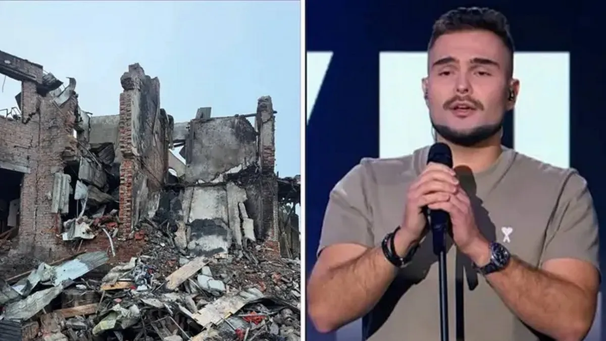 Співак VARASH повідомив про влучання ракети у сімейний будинок