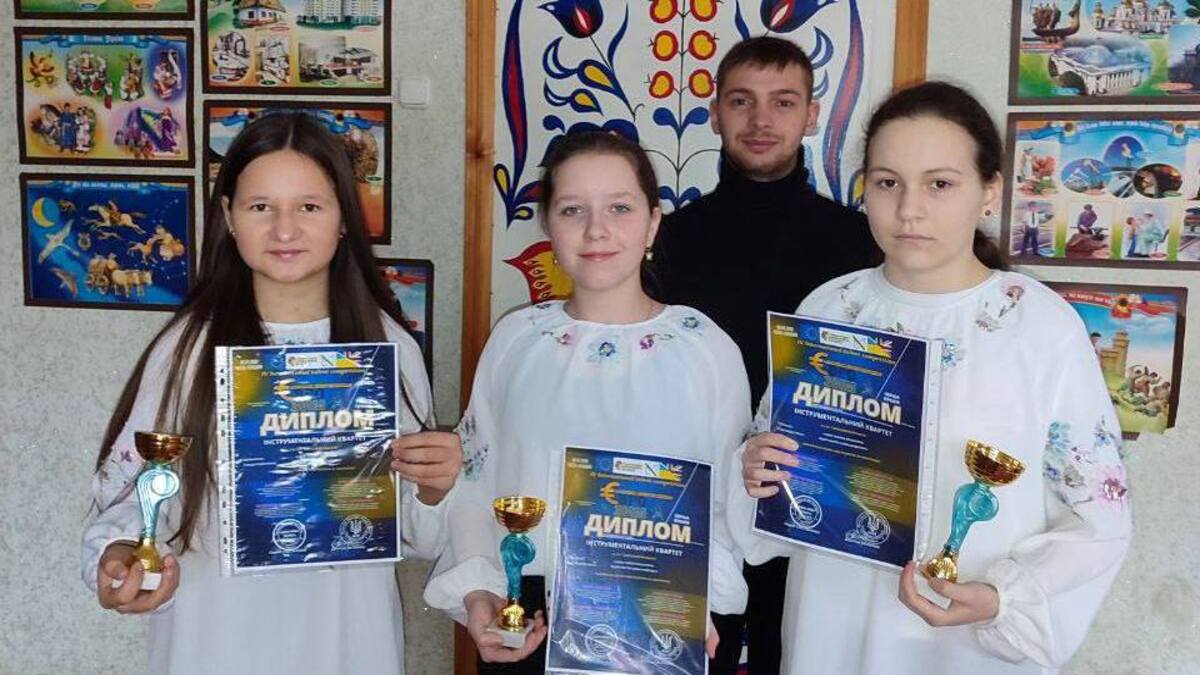 Перша премія “Єврозими” — у інструментального квартету Кам’янської школи мистецтв № 3