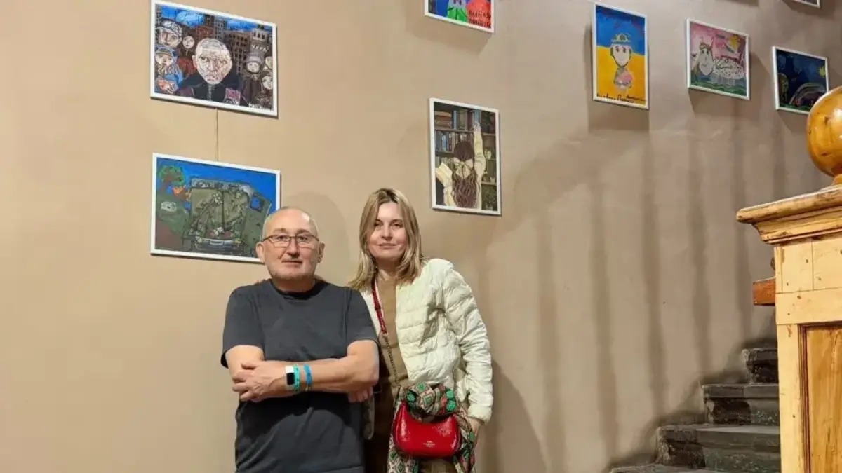 “Міст соняшників”: у Львові відбулося відкриття спільної художньої виставки дітей України та Великої Британії