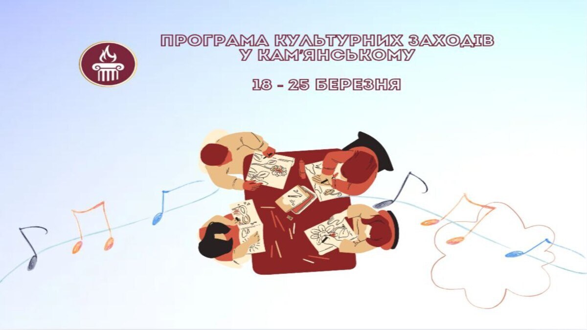 ПРОГРАМА заходів у закладах культури міста Кам’янське  з 18 по 25 березня   