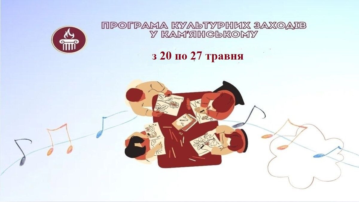 ПРОГРАММА мероприятий в учреждениях культуры города Каменское с 20 по 27 мая