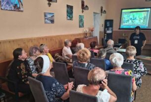 У бібліотеці на Шевченка відбувся показ фільму про прифронтові будні хлібопекарів