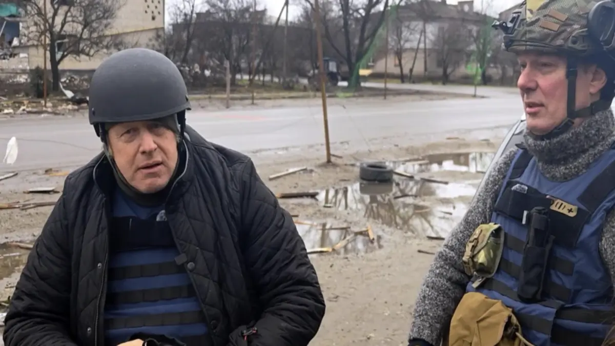 Експрем’єр Британії Борис Джонсон зняв фільм про війну в Україні