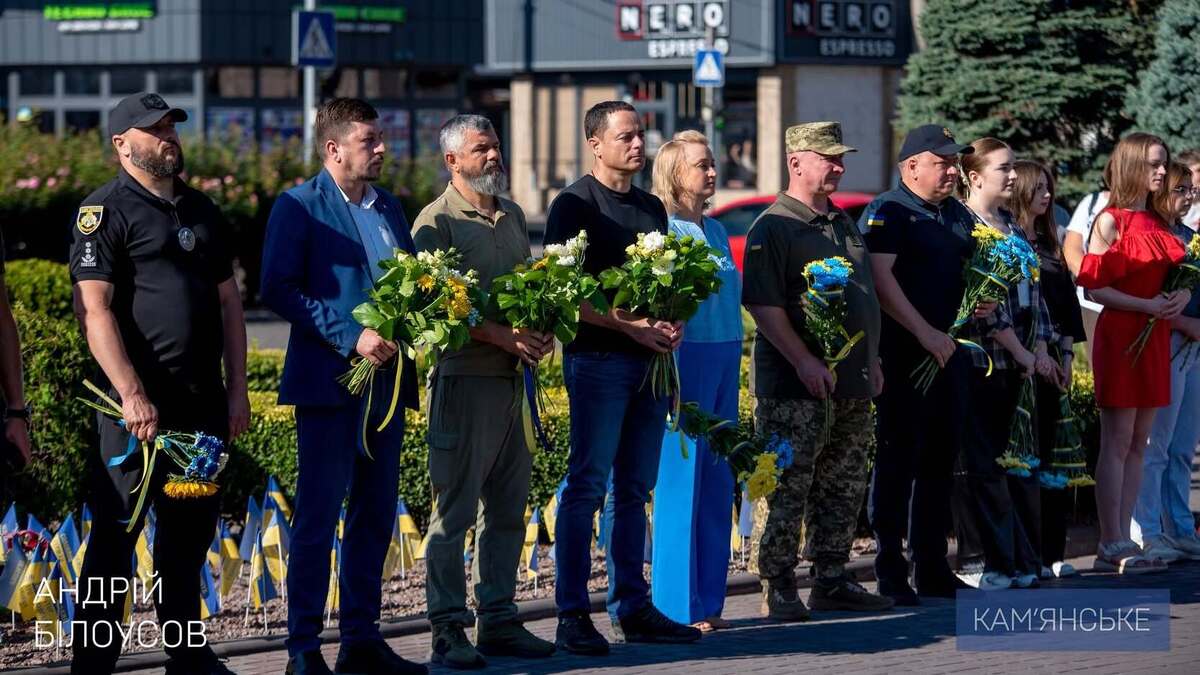 У Кам’янському пройшли урочистості до Дня Державного Прапора