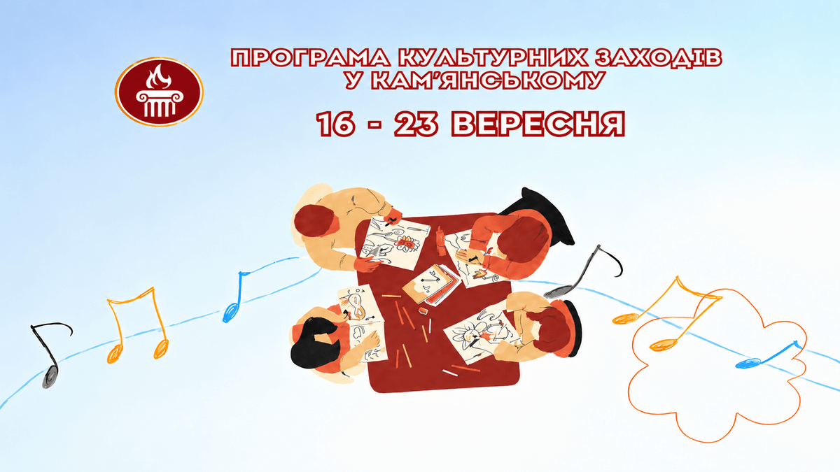 ПРОГРАМА заходів у закладах культури міста Кам’янське  з 16 по 23 вересня 