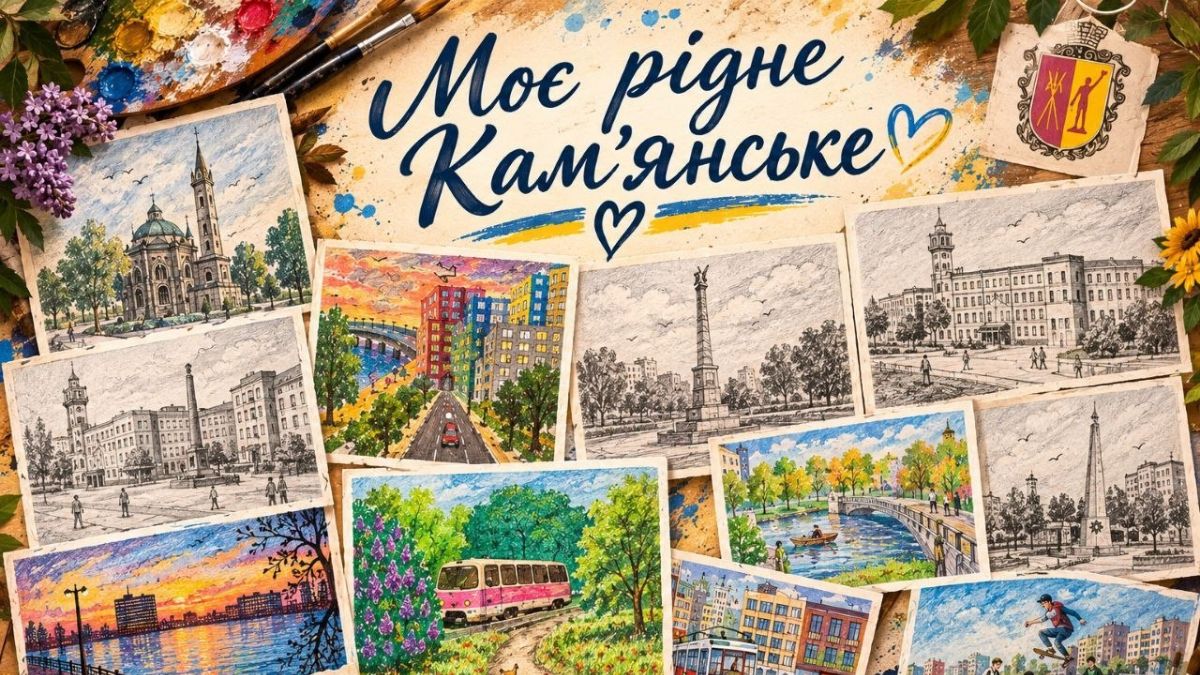 “Моє рідне Кам’янське”: святкова виставка у школі мистецтв №4